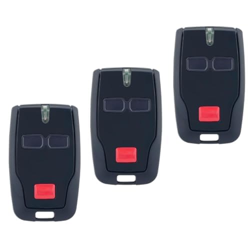 3 PCS Garage Remote Control Key, BFT MITTO 2 B RCB, 433MHZ, 2 Buttons BFT Remote, Remote Control for Rolling BFT MITTO 2, Kleio, Ghibli, TRC 2