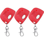 3 Pieces Gate Opener Remote Compatible with Multicode 300mhz 10 Dip Switch 3089 3060 3070 Garage Door Opener Remote Control with Keychain