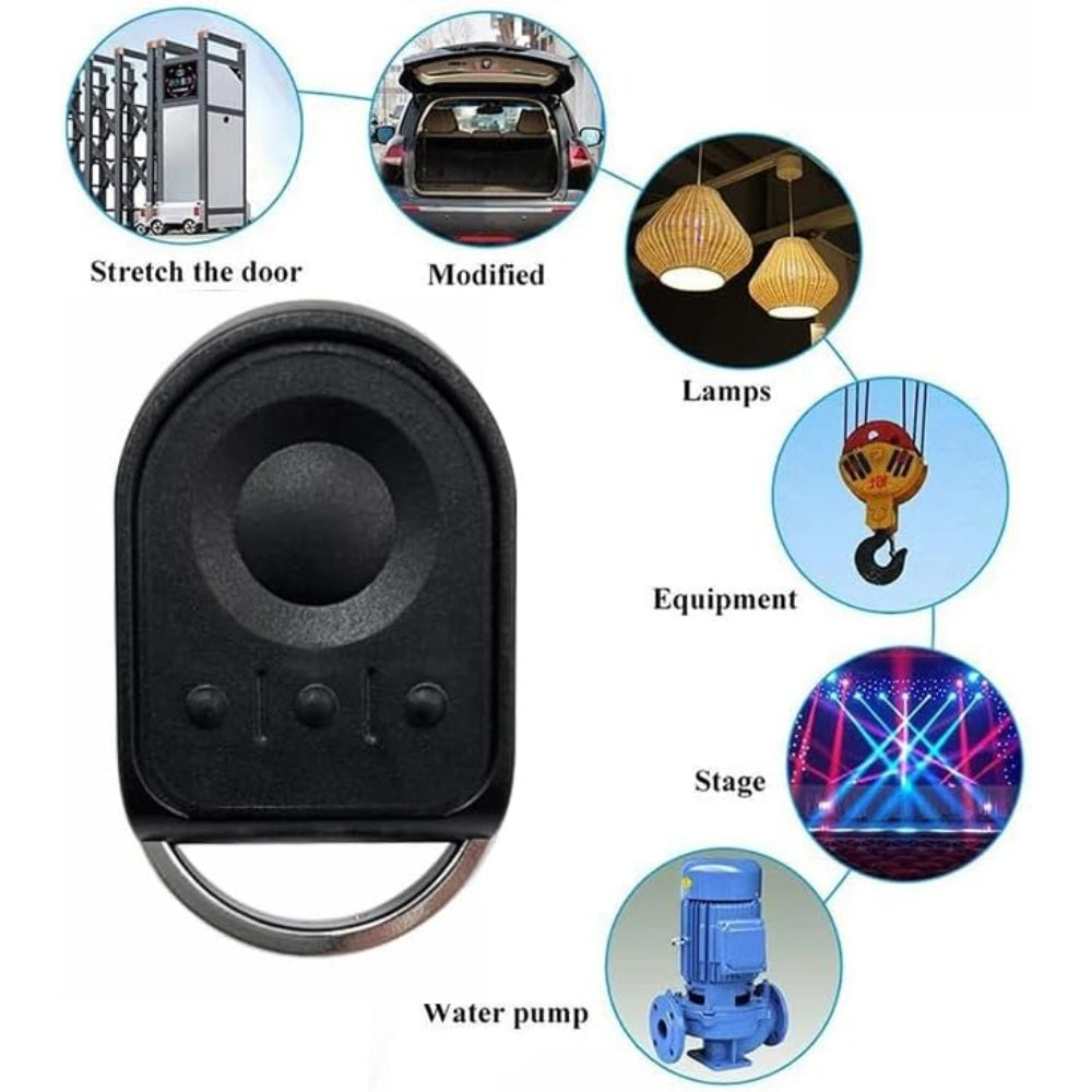 Télécommande de Porte de Garage Compatible avec 433,42 MHz-1841064 NS 2 4,4 canaux Émetteur Manuel d'ouverture de Porte de Garage (3 pièces)